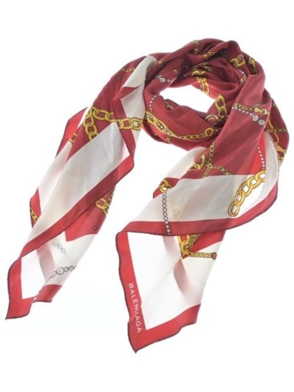 Balenciaga Shawl Scarf Red